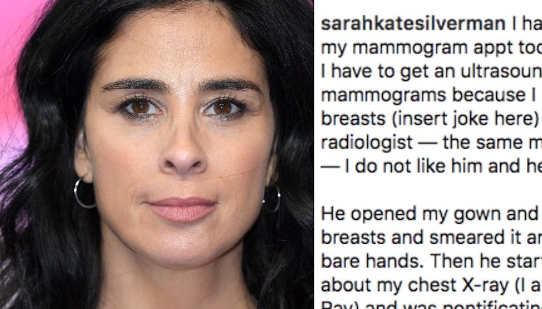 Sarah Silverman Slams Male Doctor After ‘sh Tty Breast Ultrasound Experience