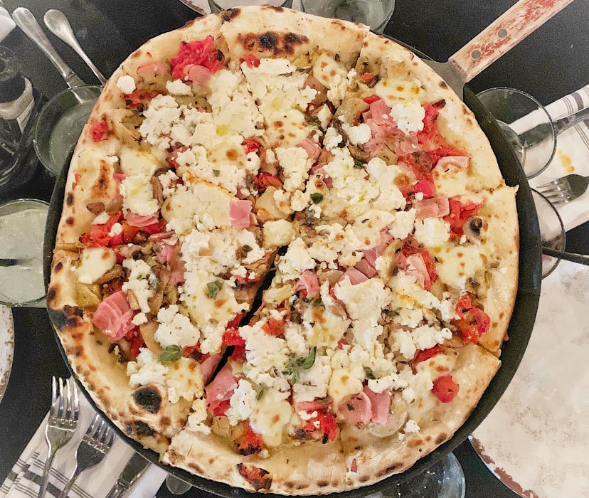 A pizza from Pizzeria GM in Birmingham