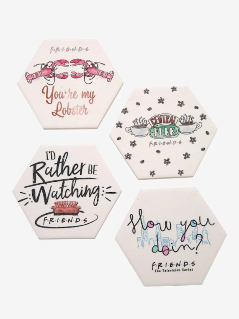 Friends Hexagon Coaster Set