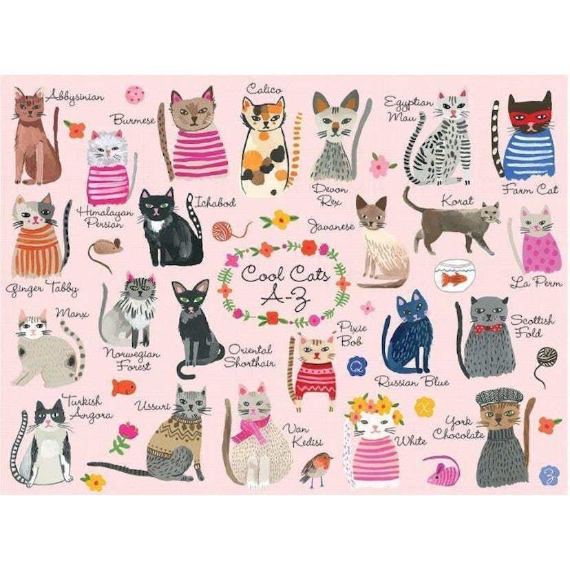 Cool Cats A-Z 1,000 Piece Jigsaw Puzzle