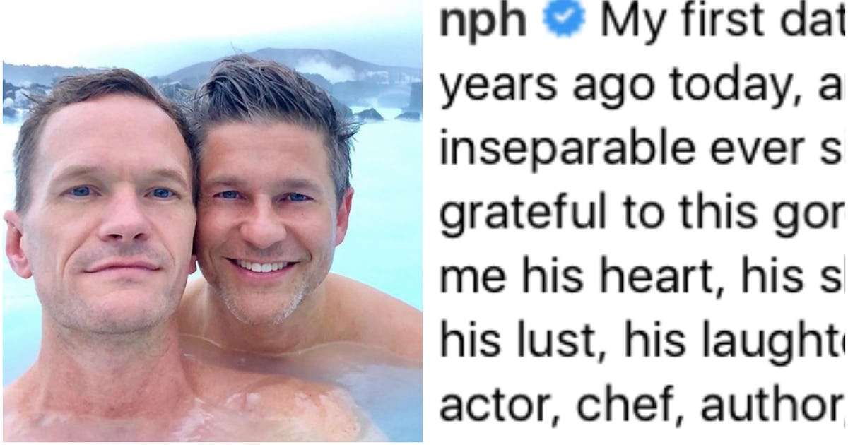 Neil Patrick Harris Instagram Gushes Over David Burtka For Their 15th Anniversary Neil Patrick Harris Instagram Gushes Over David Burtka For Their 15th Anniversary