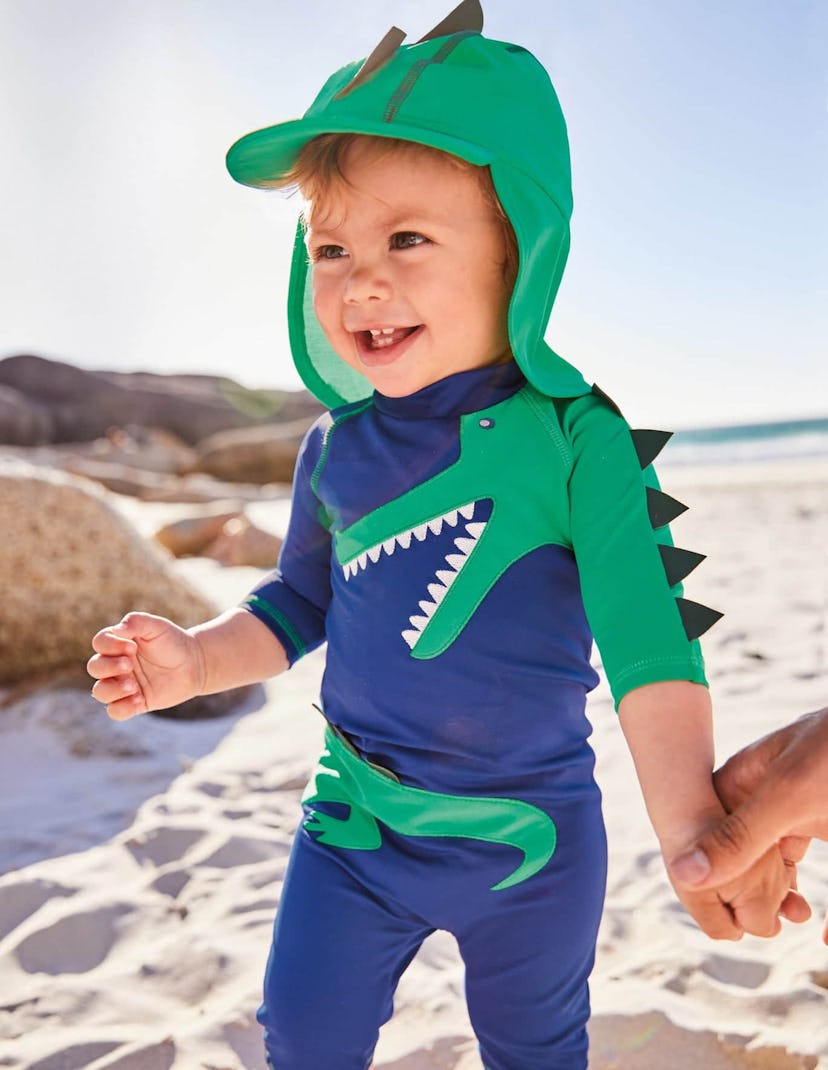 Boden USA Astro Green Dinosaur Surf Set