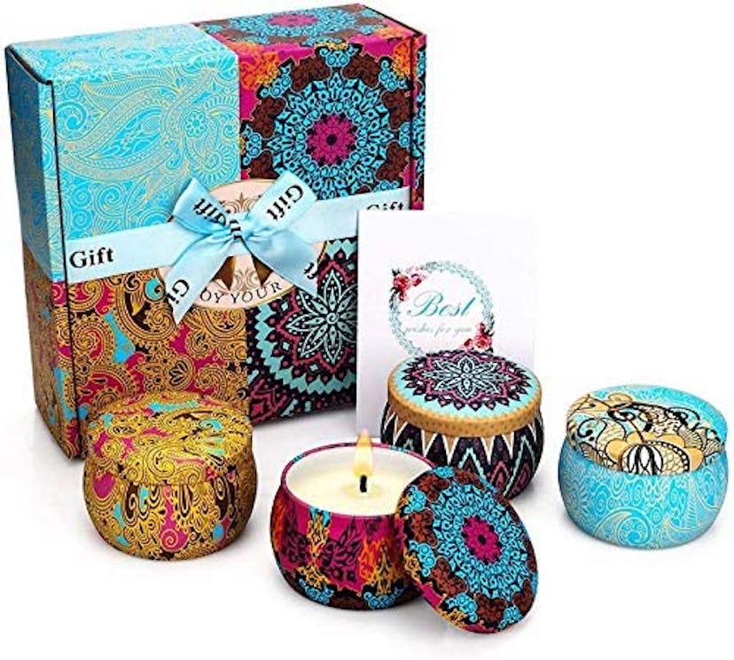 YINUO MIRROR Scented Candles Gift Set