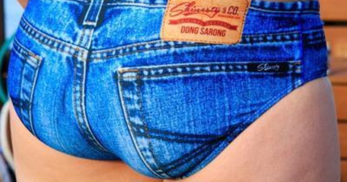 Denim best sale short speedo