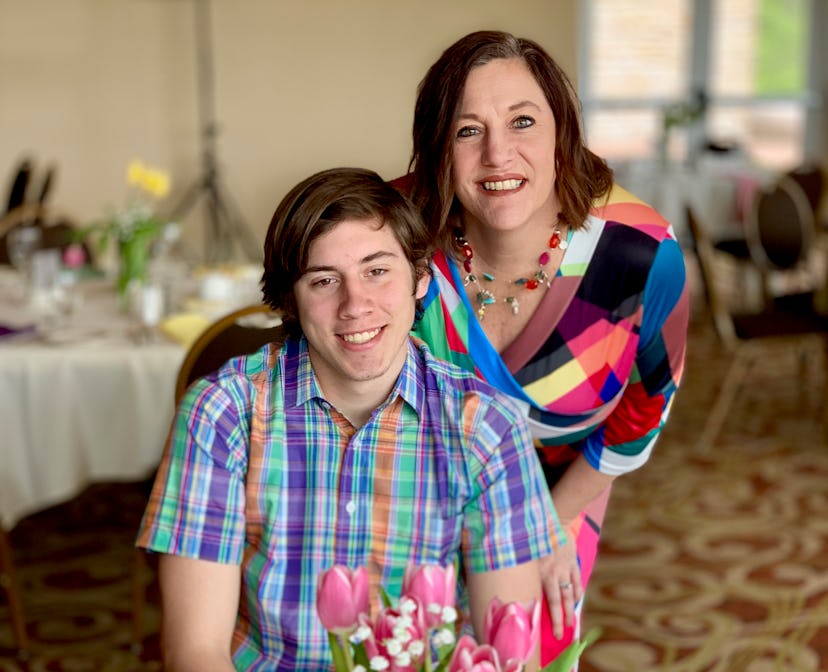 Joylynn Brown and her now senior high school student son