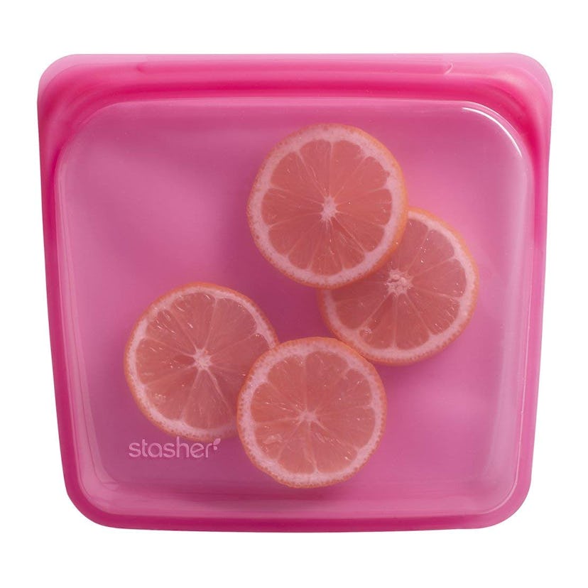 stasher reusable silicone bags, lunch parenting kid products