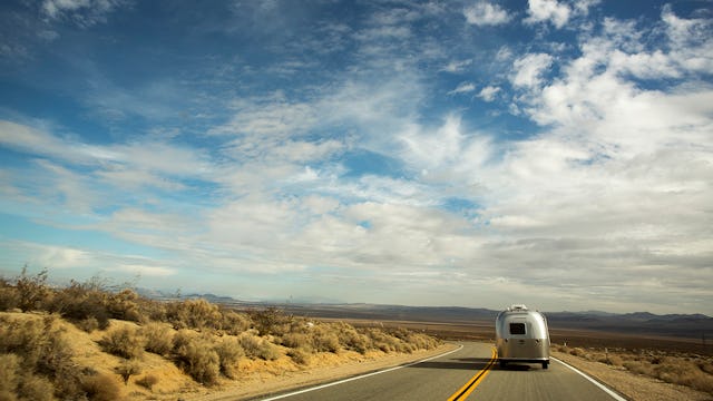 RV on road