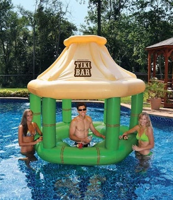 Inflatable Floating Pool Tiki Bar