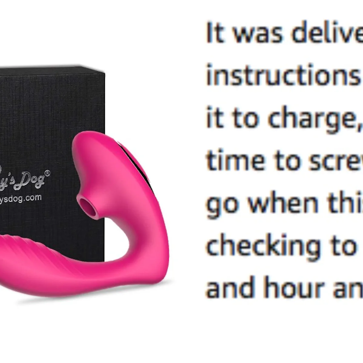 Amazon User's Vibrator Review Goes Viral Amazon User's Vibrator Review Goes Viral
