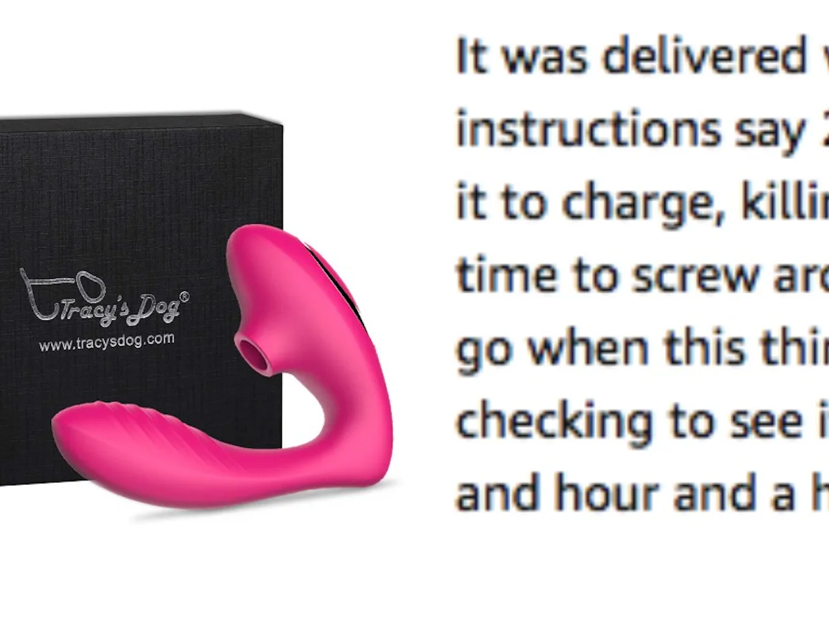 Amazon User's Vibrator Review Goes Viral Amazon User's Vibrator Review Goes Viral