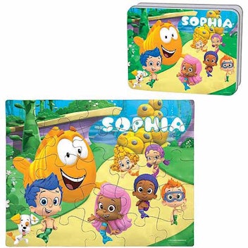 Personalized Bubble Guppies Puzzle and Gift Tin