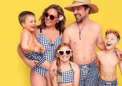 Matching family swimsuits target sales