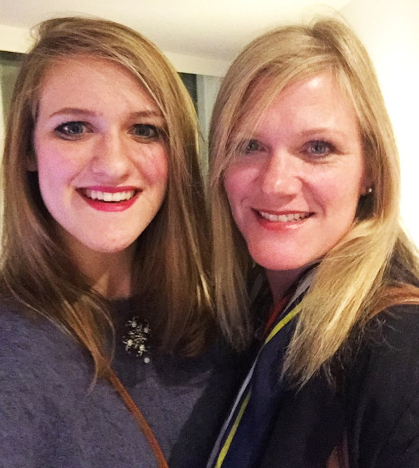 Allie Hypes and her daughter smiling in a selfie together