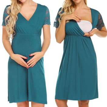 Ekouaer Labor And Delivery Gown