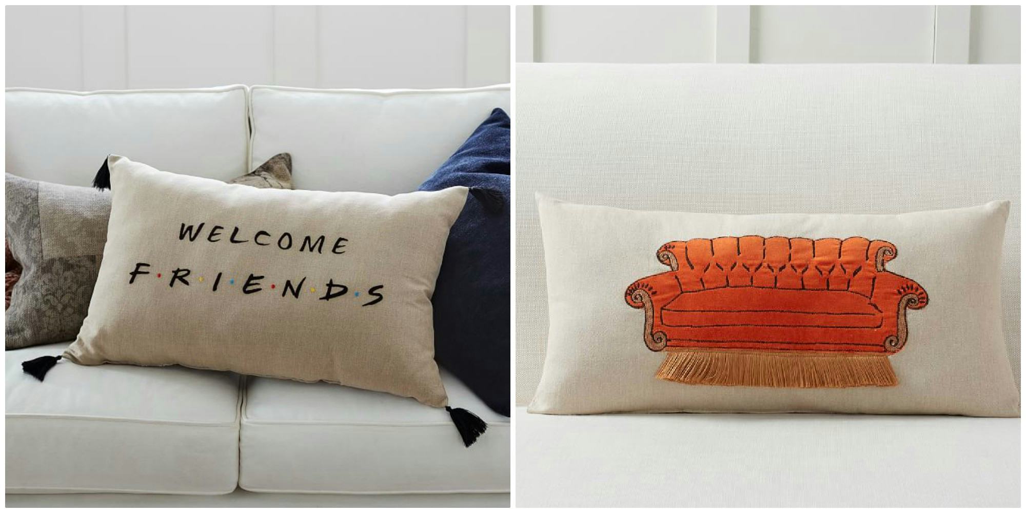 Pottery barn friends outlet pillow