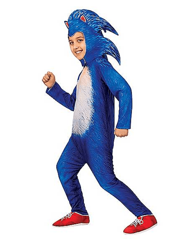 kids sonic the hedgehog costume deluxe halloween costumes for boys