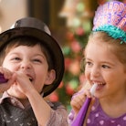 Kids laughing on New Year's Eve — New Year's Eve jokes