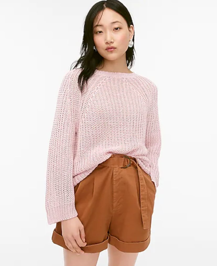 J.Crew Relaxed-Fit Linen Beach Sweater