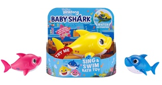 baby shark bath toy