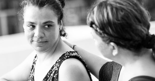 A woman conforming other woman in her grief and stress of IVF loss