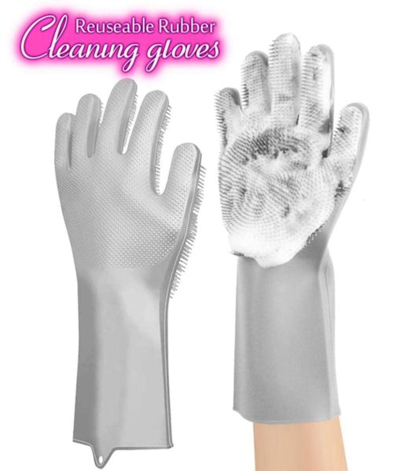 ANZOEE Reusable Silicone Dishwashing Gloves