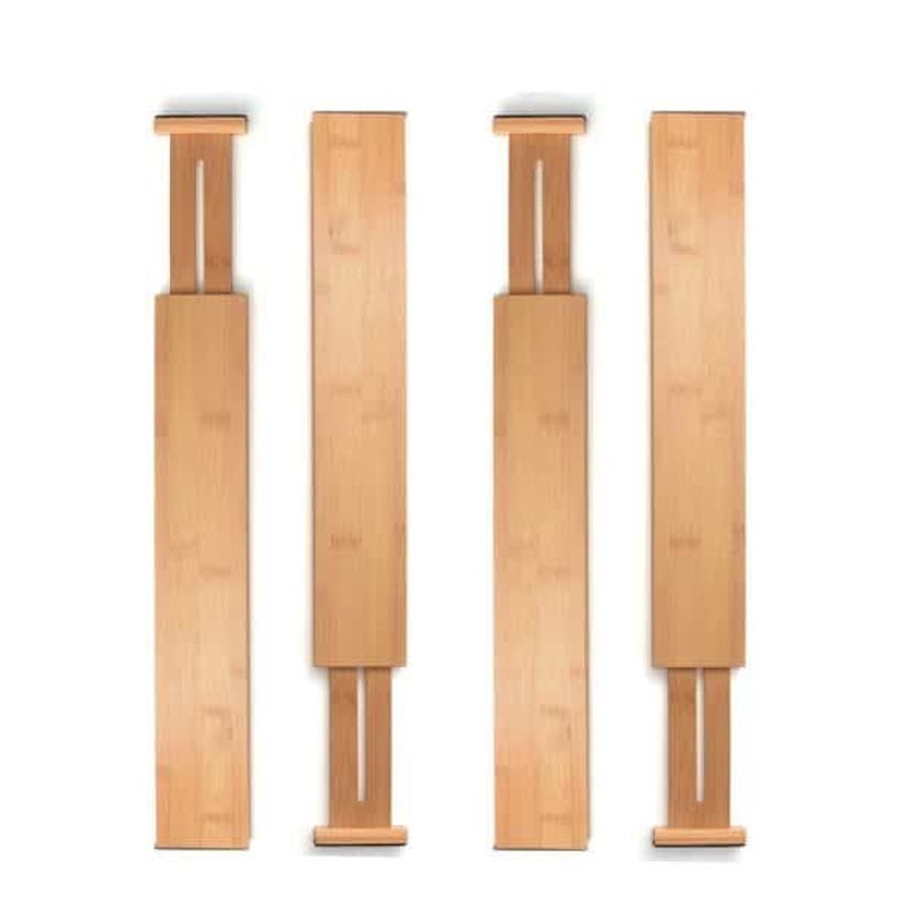 BAMBUSI Bamboo Drawer Dividers