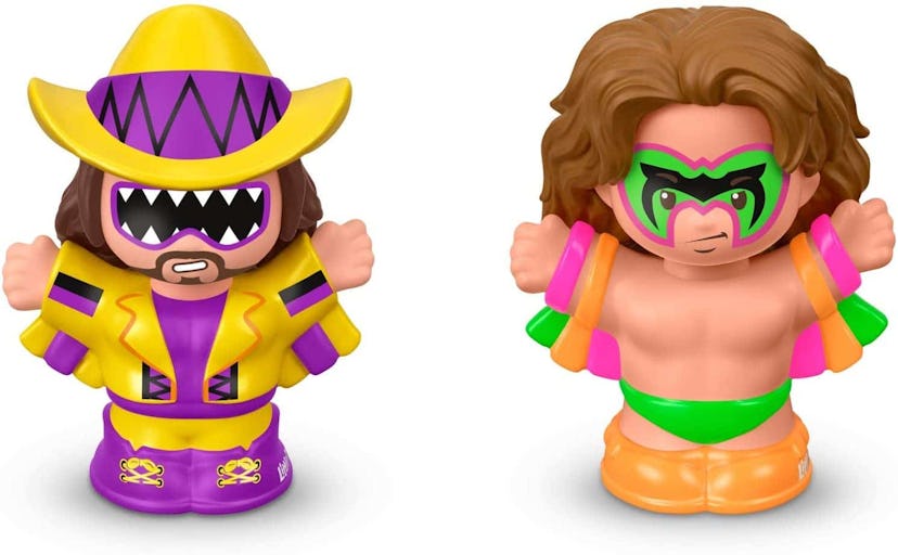 Fisher-Price Little People WWE Ultimate Warrior & Macho Man Randy Savage Figures