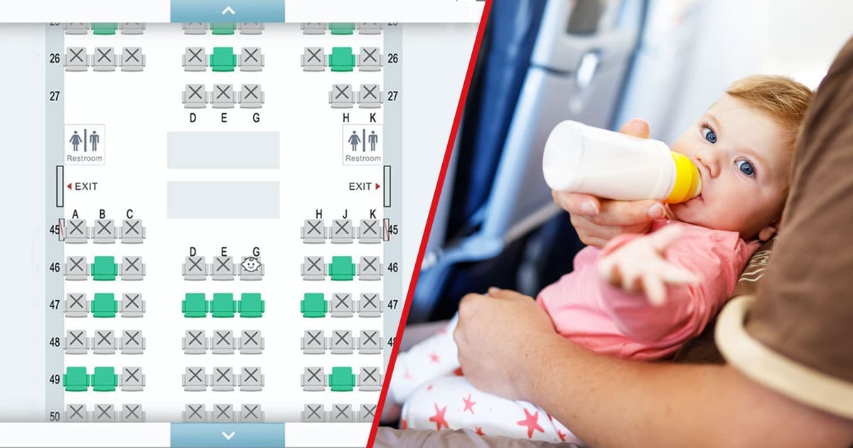 Airline Allows Passengers To See Where Babies Are On The Seat Map   Kids On Plane Seats 