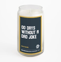 00 Days Without a Dad Joke Candle