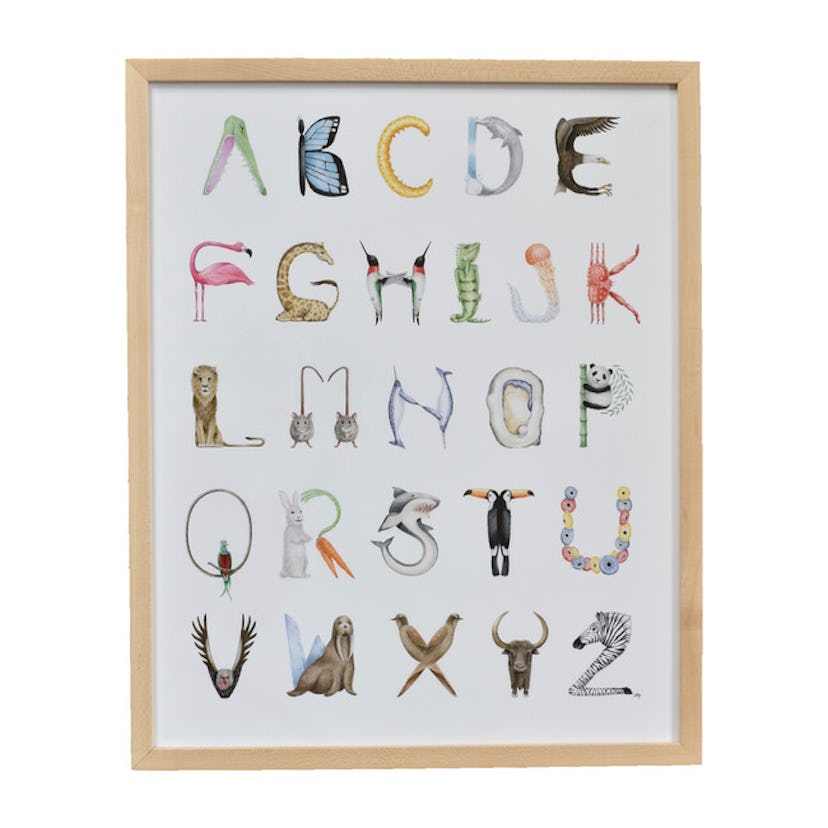 The Letter Nest 16 x 20 Alphabet Print