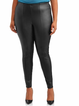 Alivia Ford Plus Size Stretch Faux Leather Leggings