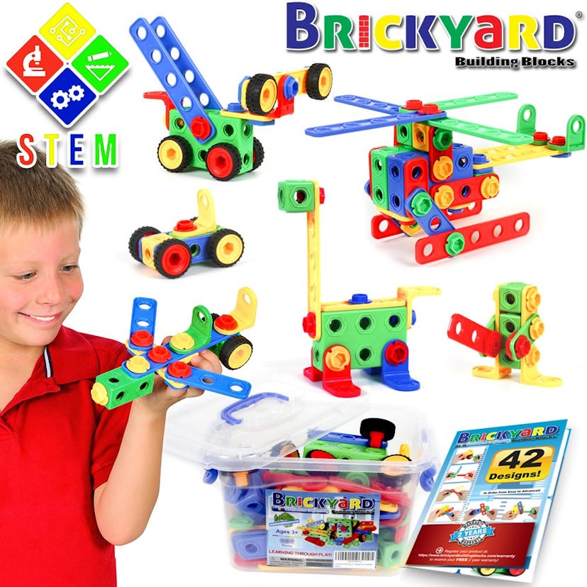 Brickyard 163 Piece Building Blocks Set