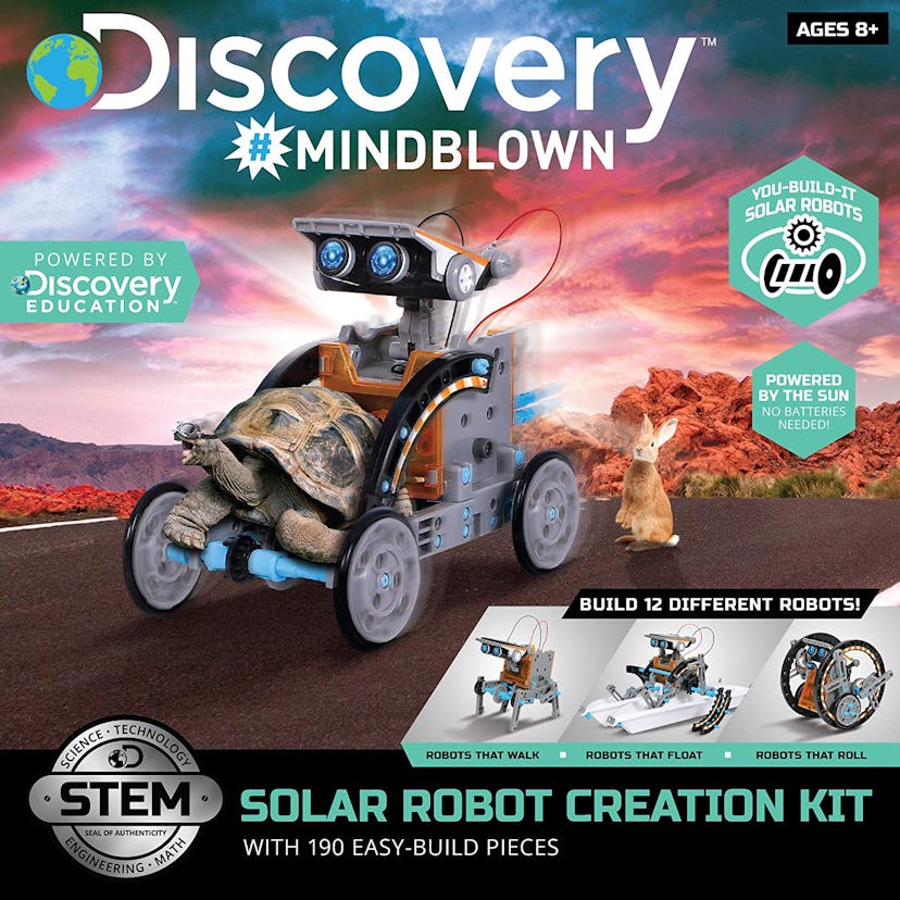 Discovery Kids Mindblow STEM 12-in-1 Robot Creation Kit