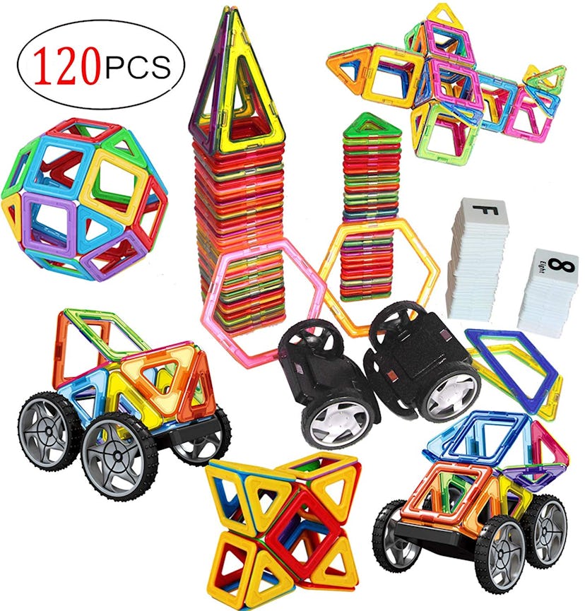 Dreambuilder 120 Piece Magnetic Building Blocks Set