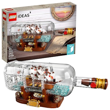 Lego Ideas Ship in a Bottle Kit