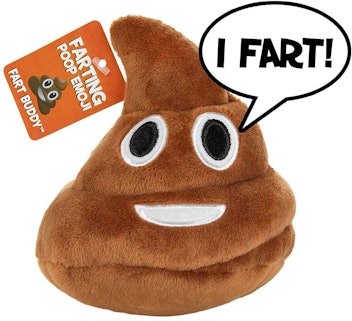 positive poopy toy, poop emoji plushie toy