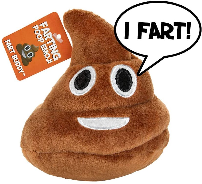 Poop Emoji Farting Plush Toy