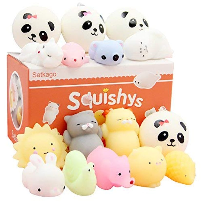 Satkago Mochi Squishys 16 Piece Set