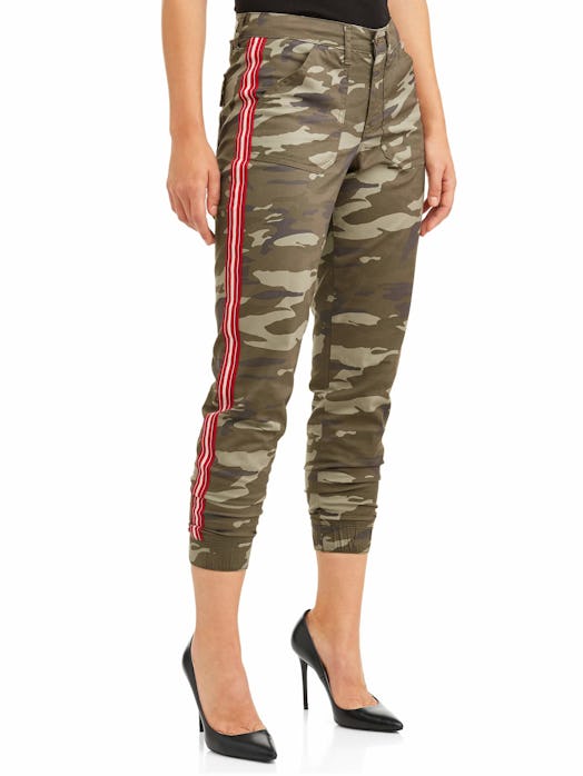 Sofia By Sofia Vergara Side Stripe Utility Jogger