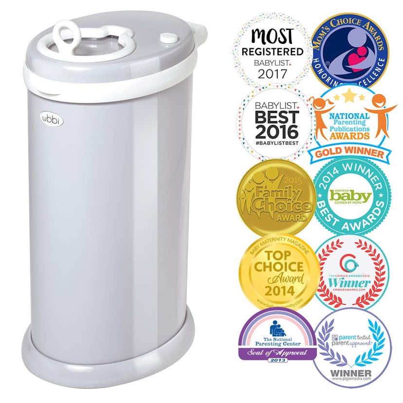 Ubbi Steel Odor-Locking Diaper Pail