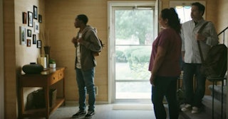 The "At Home" PSA showing two people adopting a teenager and his first time in the house.