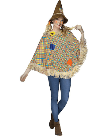 Adult Scarecrow Poncho Costume