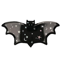 ThePartyDarlingShop Halloween Sparkle Bat Plates 