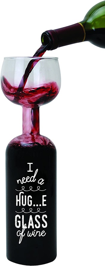 BigMouth Inc. “Huge” Wine Bottle Glass