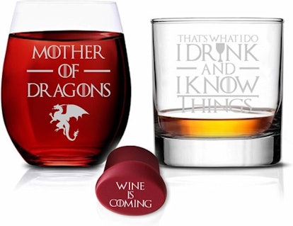 game of thrones highball and wine glass best gifts