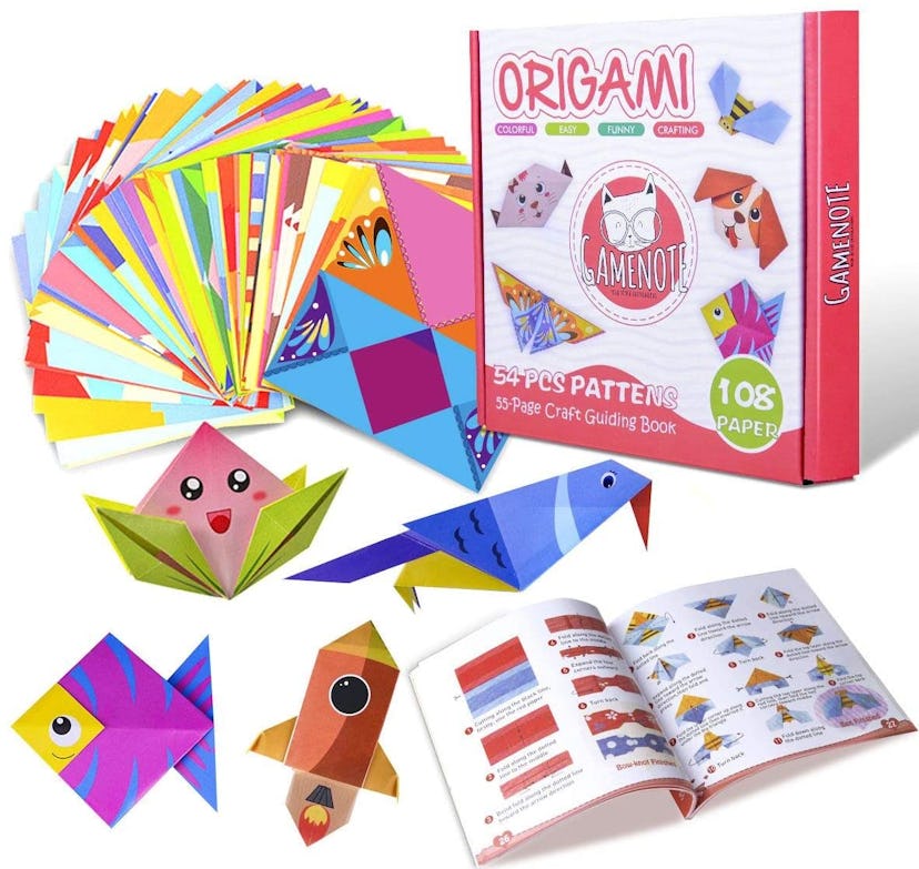 Gamenote Colorful Kids Origami Kit