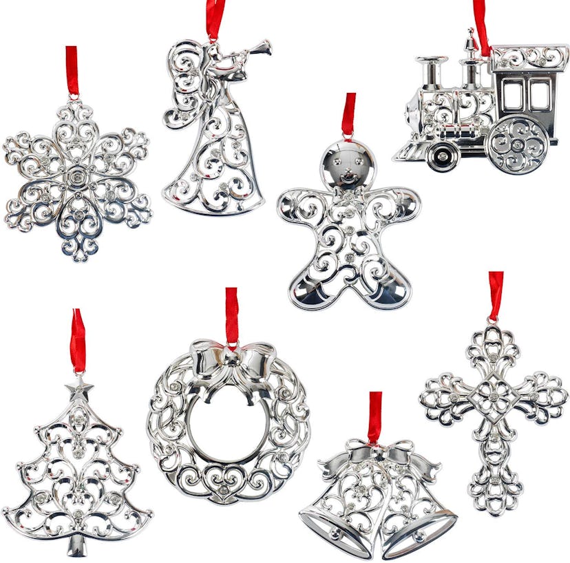 lenox sparkle and scroll best christmas ornaments