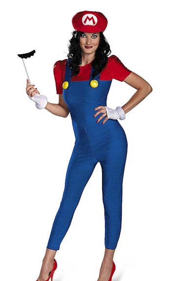 Adult Mario One Piece Costume