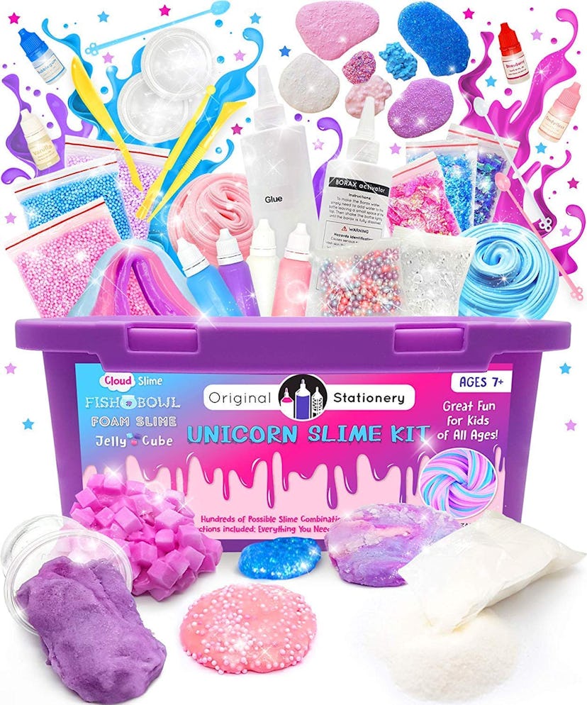 original stationery unicorn slime kit gifts for girls
