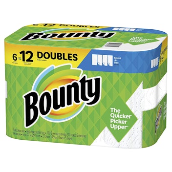 Bounty Select-A-Size Paper Towels, 6 Double Rolls